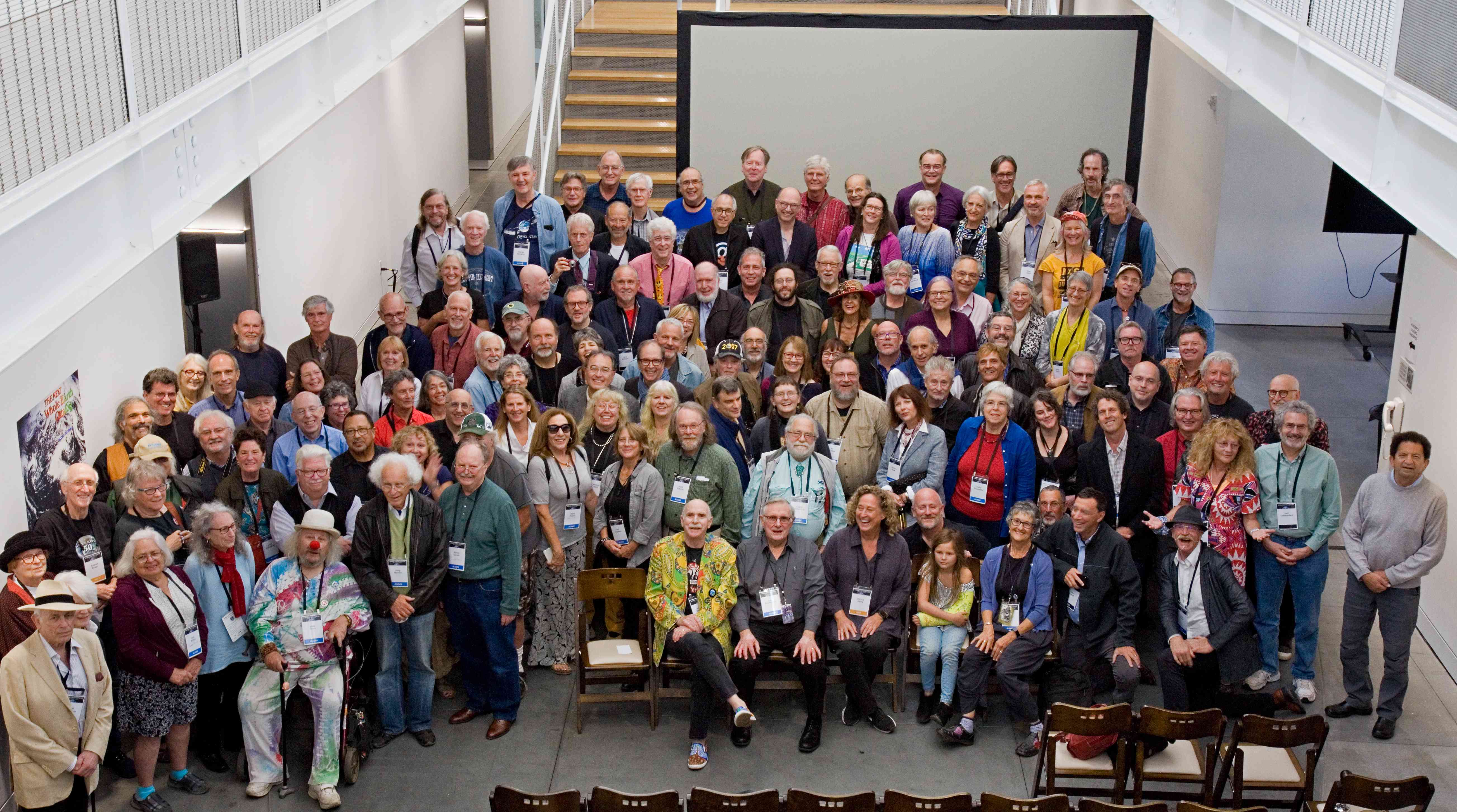 Whole Earth 50th Anniversary group photo by Gary Wilson